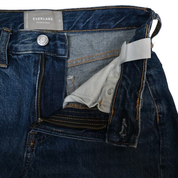 Everlane Womens 23 The Denim Short Cuffed Jean Short - Picture 8 of 10